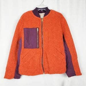 FREE PEOPLE Rivington sherpa jacket fleece